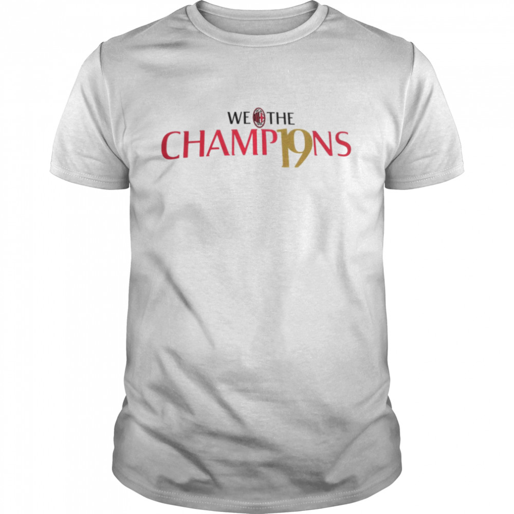 19 Scudito Ac Milan Champions 2022 shirt