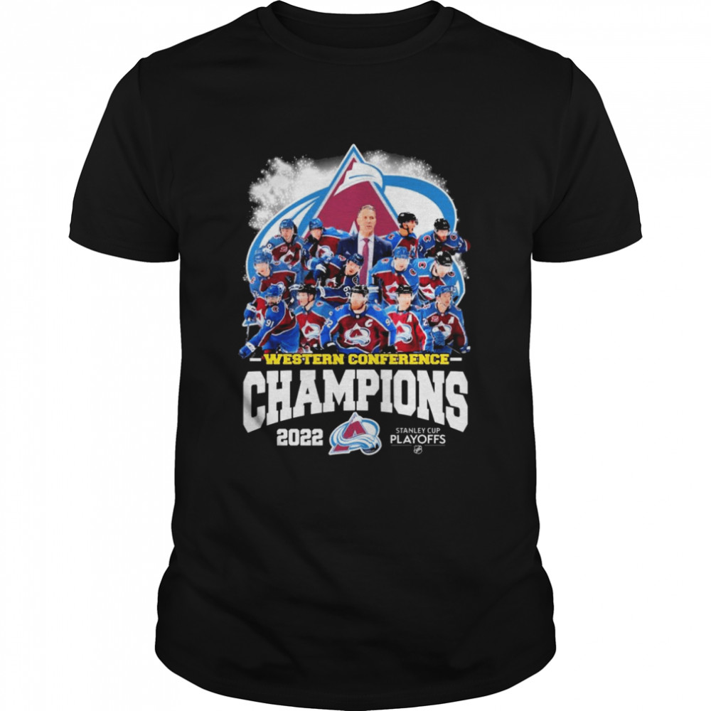 Colorado Avalanche Team Western Conference Champions 2022 Shirt