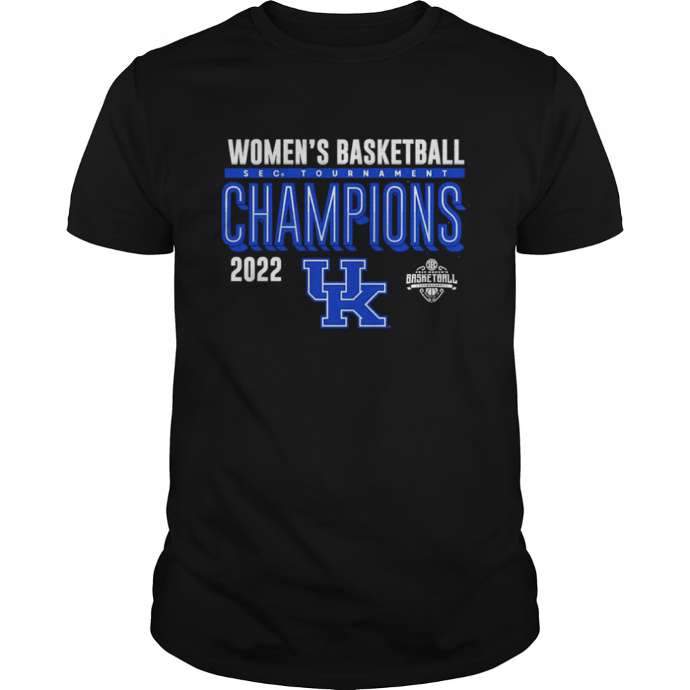 Kentucky Wildcats 2022 SEC Women’s Basketball Conference Tournament Champions T-shirt