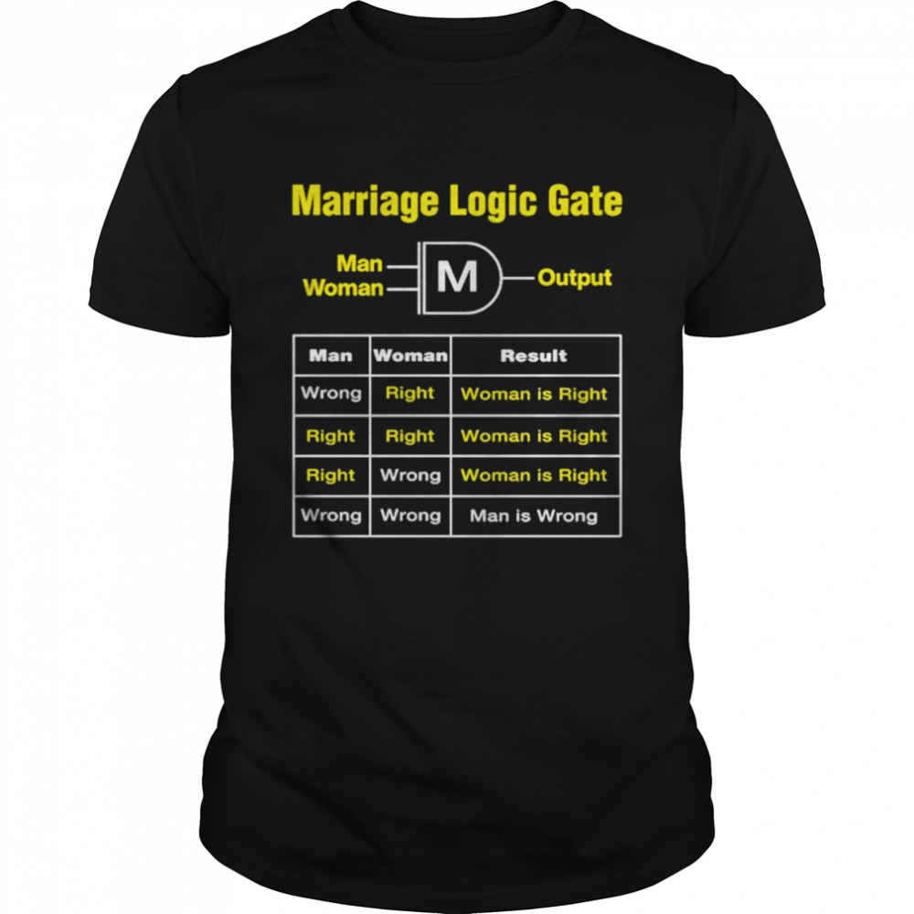 Marriage Logic Gate shirt