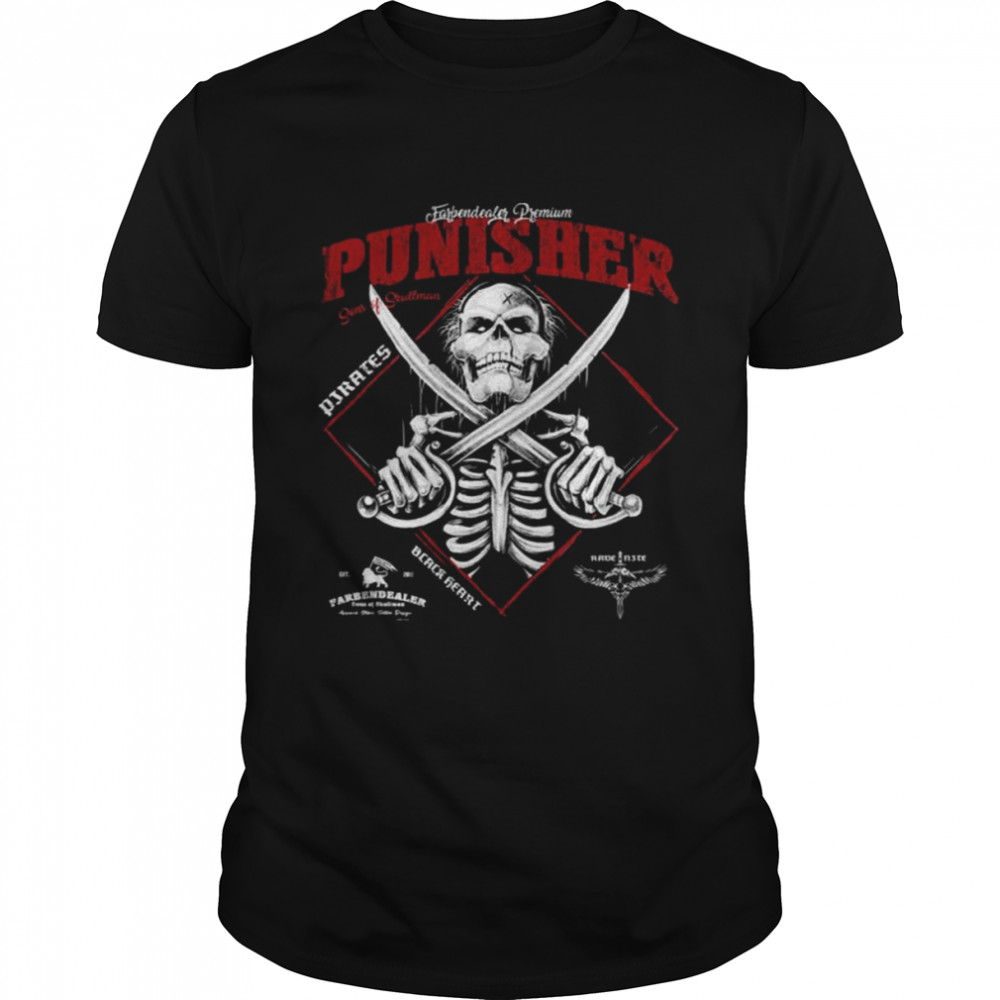 Punic White Frank Castle shirt