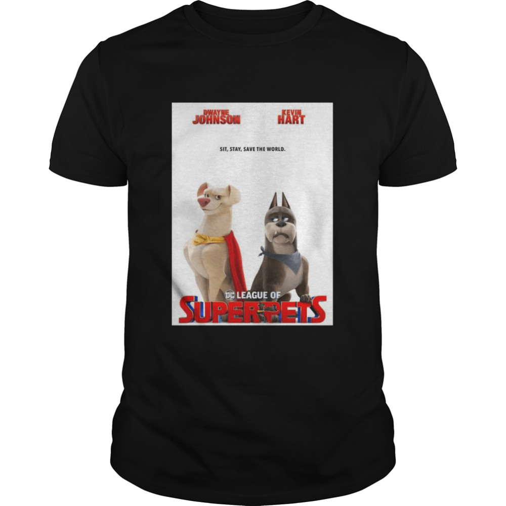 Dc League Of Super-pets 2022 Poster T-Shirt