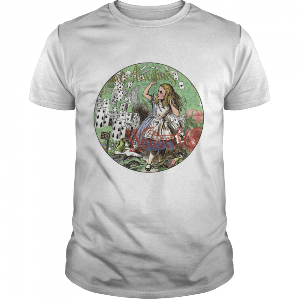 Flying Cards Alices Adventures In Wonderland shirt