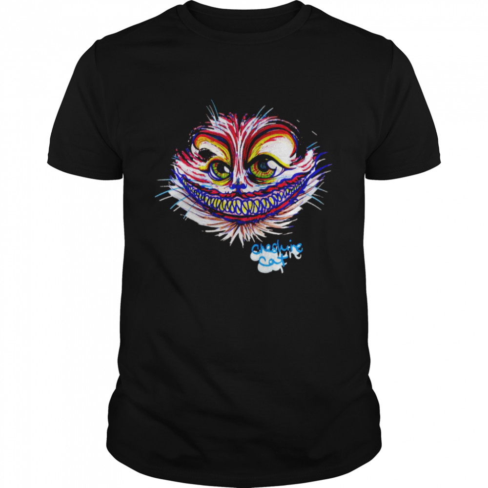 Horror Face Cheshire Cat Alices Adventures In Wonderland shirt