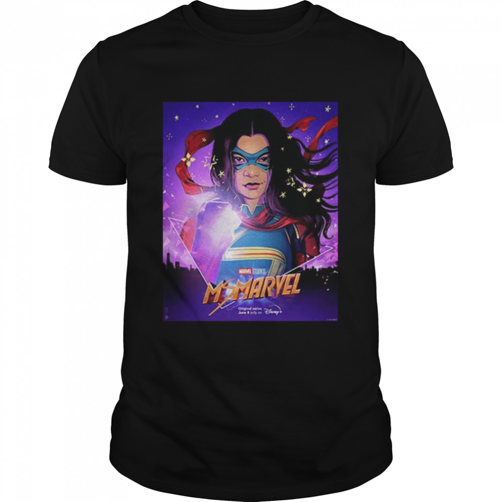 Marvel Studios Ms. Marvel Original Official Fan Art Shirt