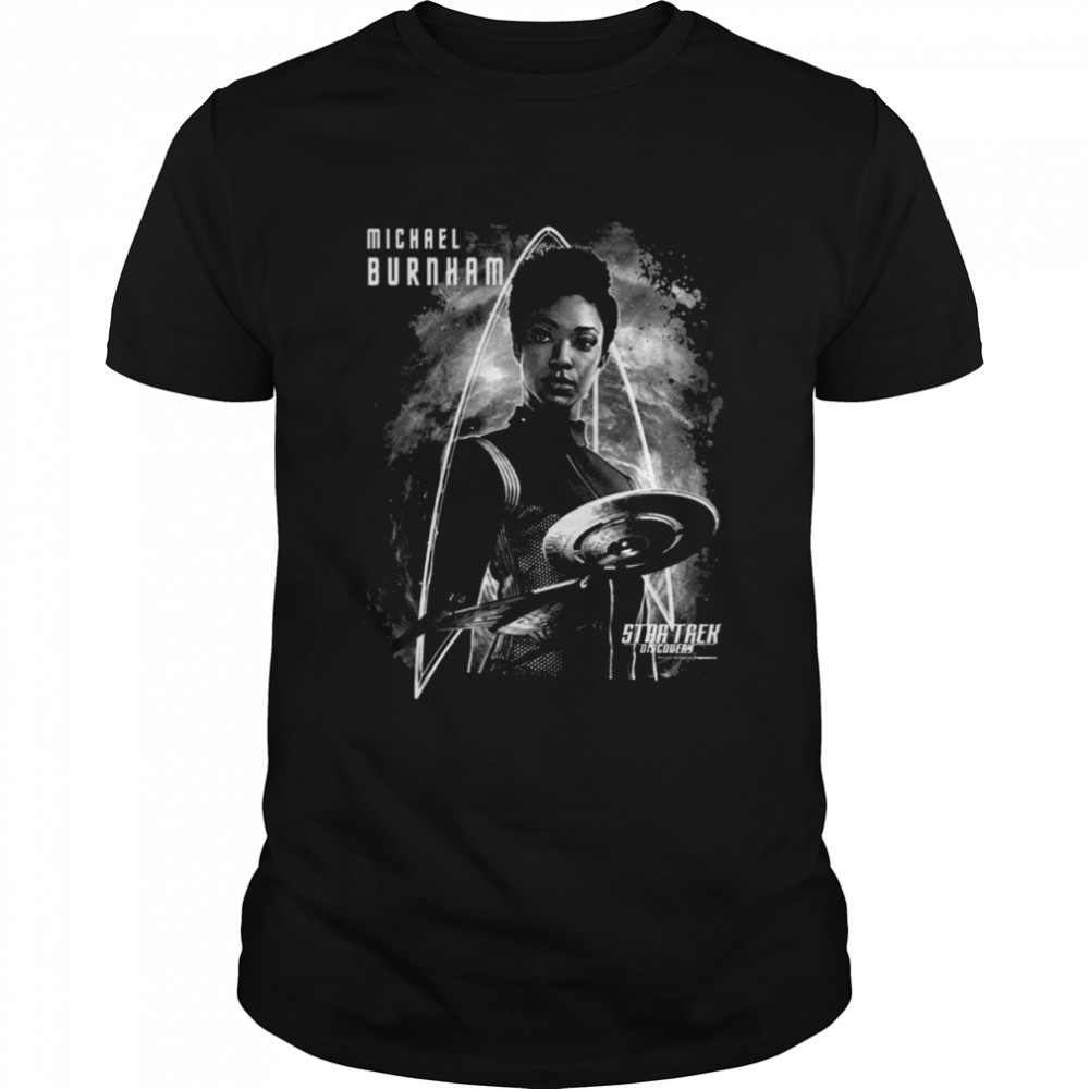 Michael Burnham Grey Scale Discovery Star Trek shirt