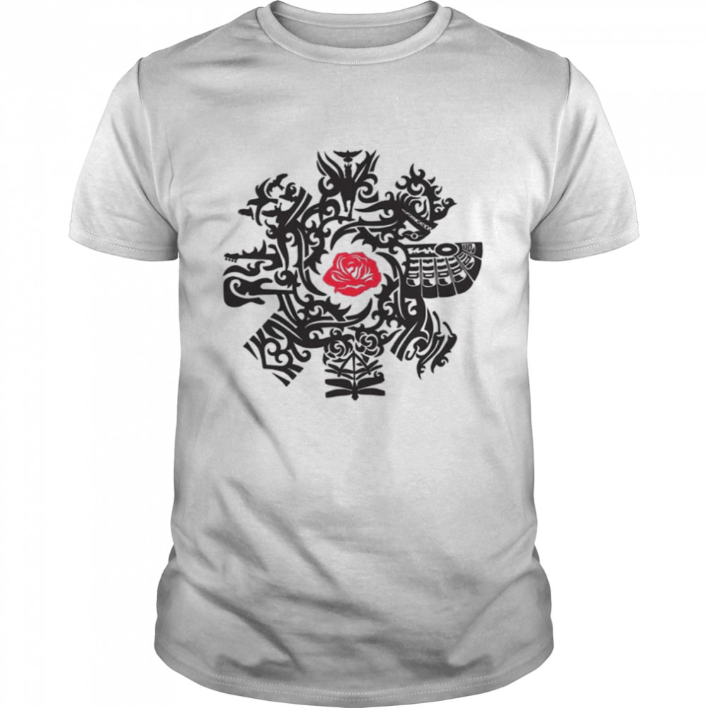 Monochrome Flora Redd Red Hot Chilli Peppers Band shirt