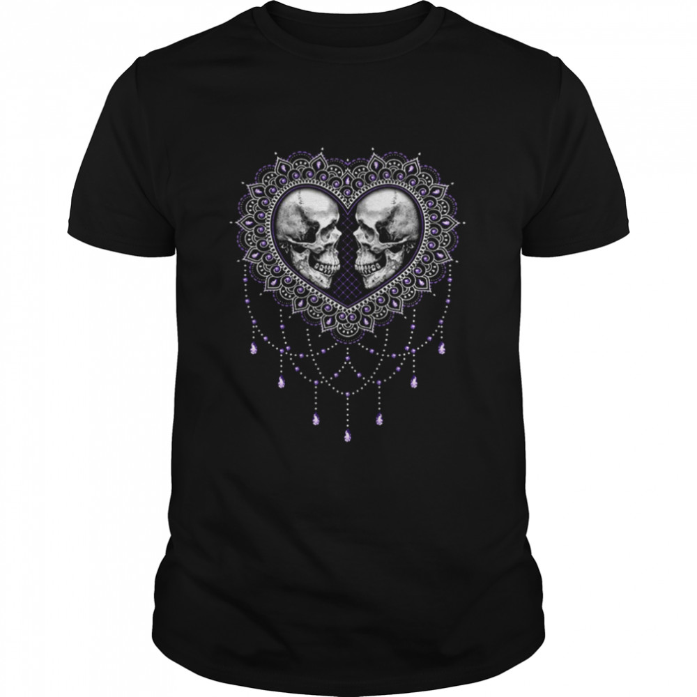 WOMEN’S LACE SKULLS shirt