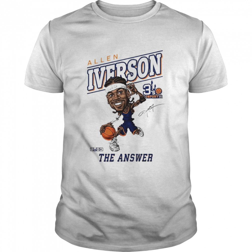 Allen Iverson the answer t-shirt