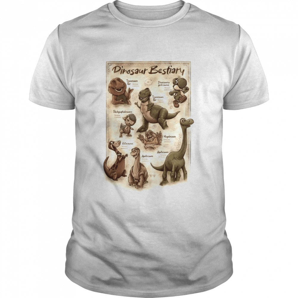 Dino Bestiary Cartoons shirt