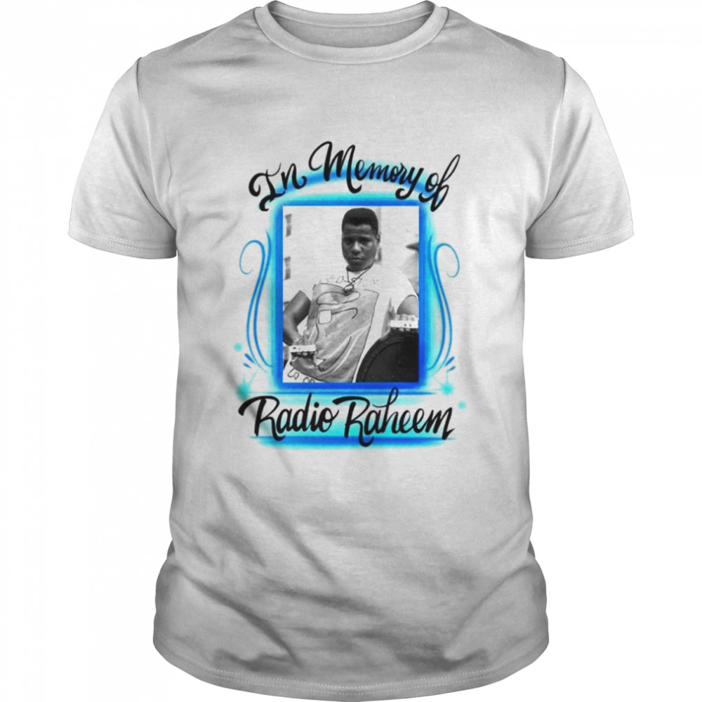 Do The Right Thing Radio Raheem Airbrush Rip shirt