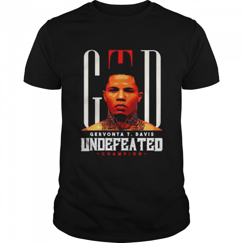 Gervonta Davis Undefeated Champion T-Shirt