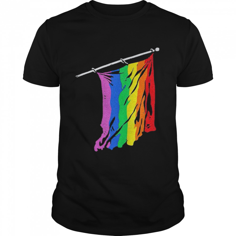 Indiana Pride Flag shirt