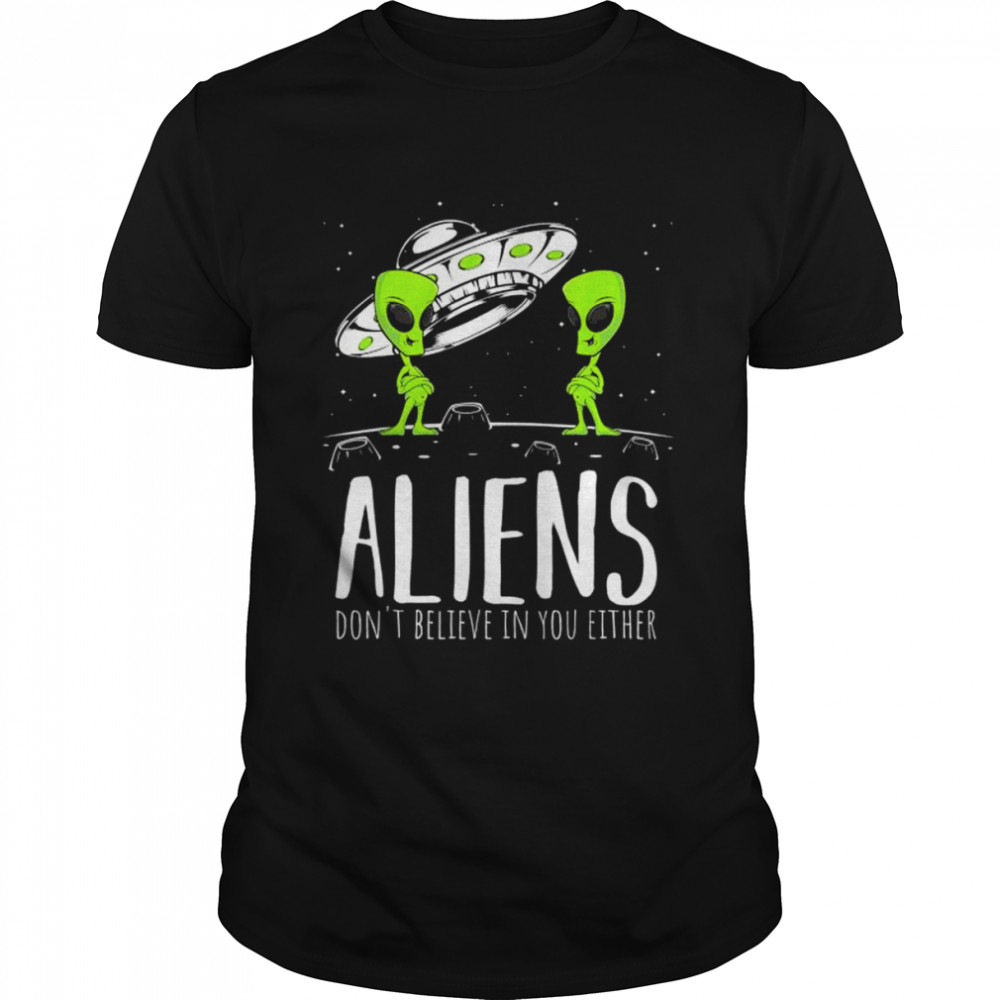 Aliens space planets stars science fans lover shirt