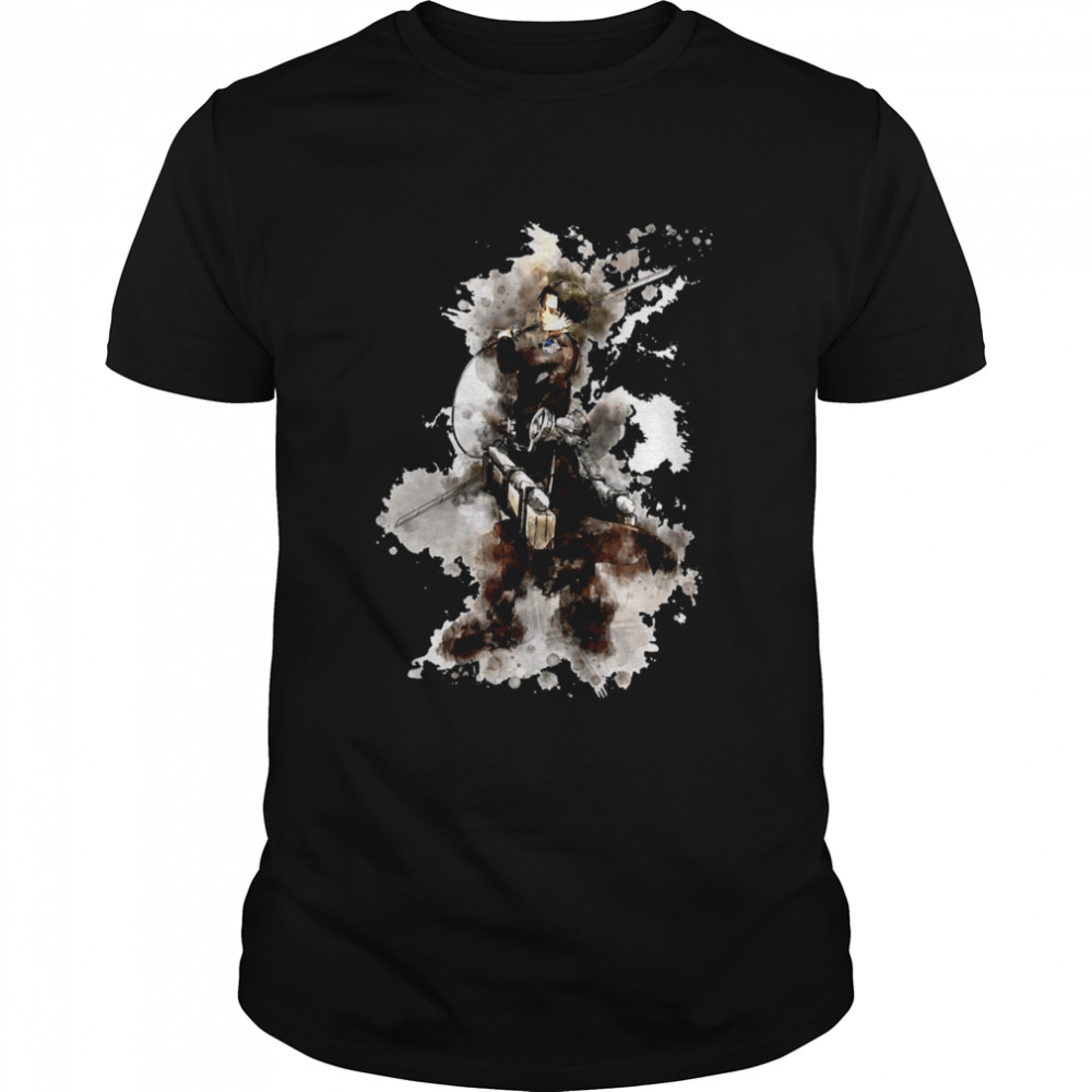 Attack On Titan Levi Ackermann Watercolor Leonheart  shirt