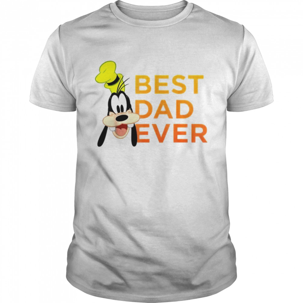 Mens Disney Mickey And Friends Father’s Day Goofy Best Dad Ever Shirts