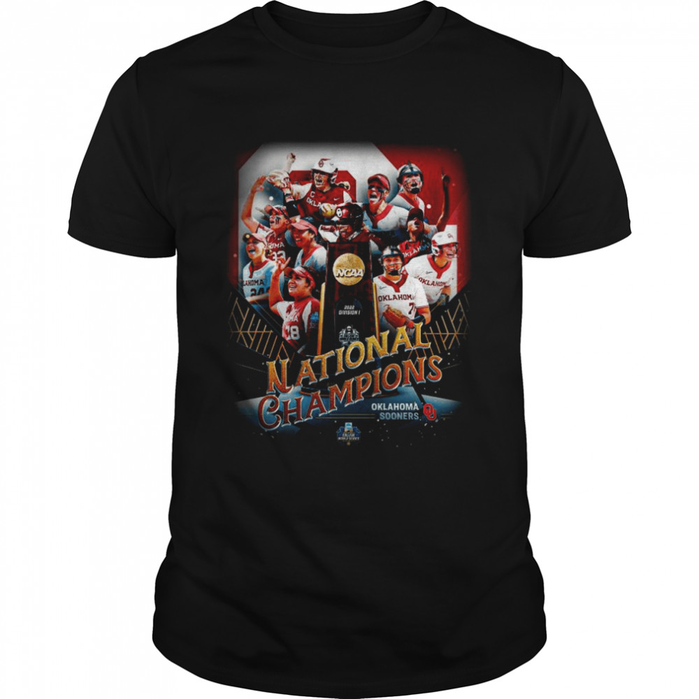 Oklahoma Sooners Softball Players 2022 Division I National Champions god shirt