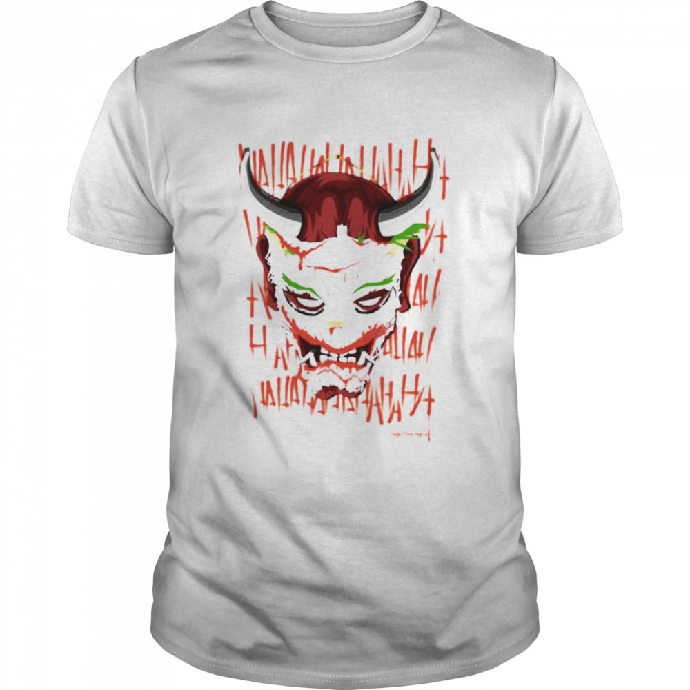 Oni Joker The Horror Face T-Shirt