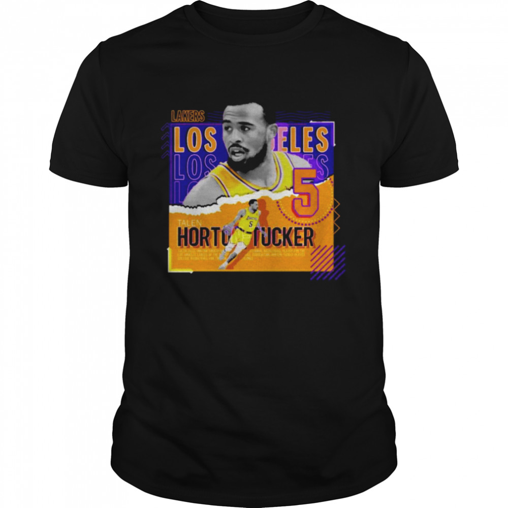 Talen Horton-Tucker Basketball Paper Poster Lakers Shirt