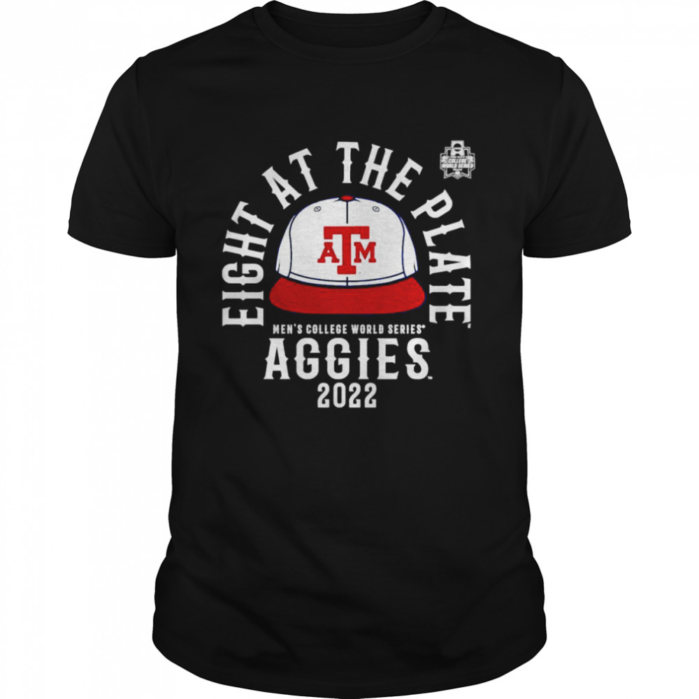 Texas A&M Aggies Eight At The Plate Men’s College World Series Aggies 2022 Shirt