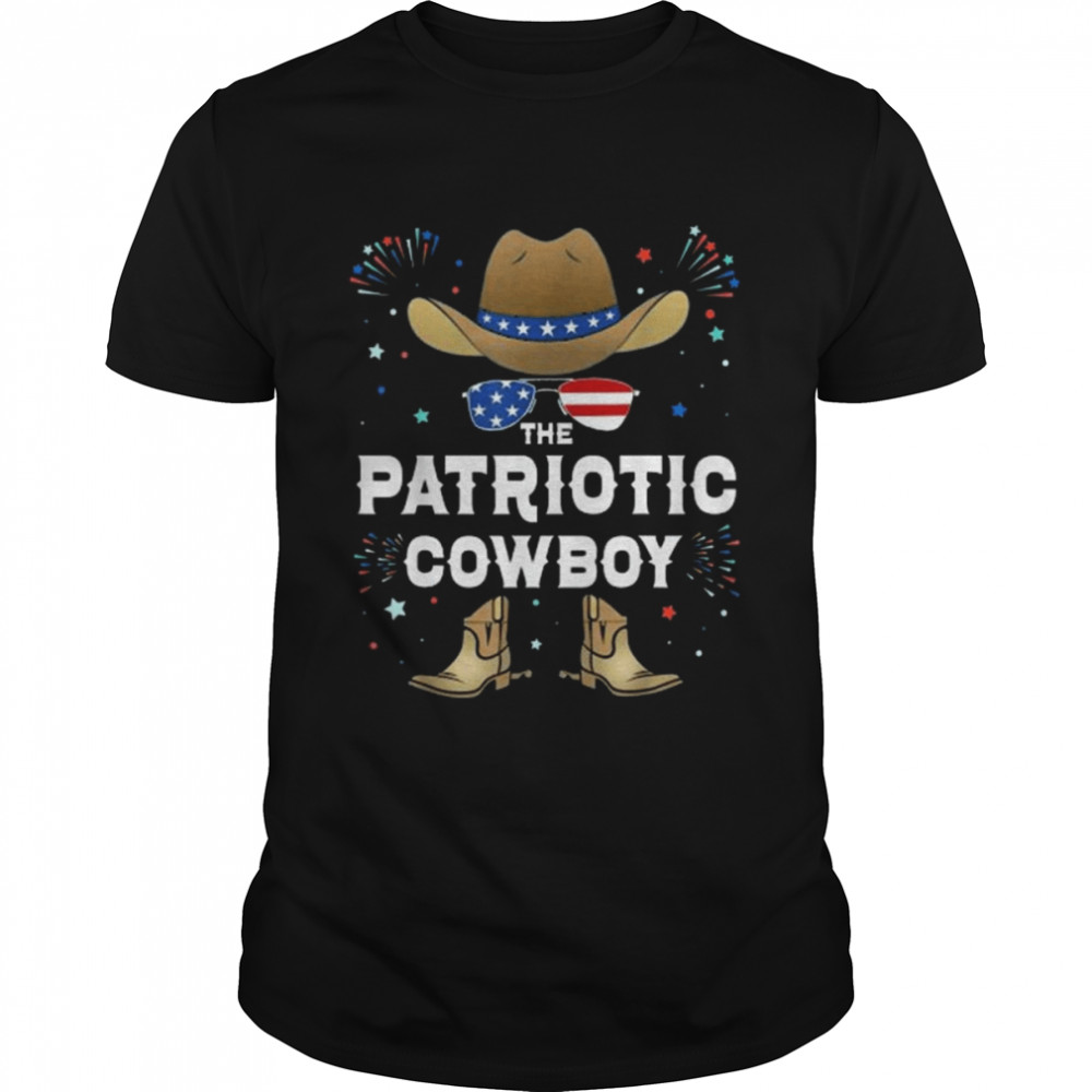 The Patriotic Cowboy Matching Family Group 4th Of July Howdy Shirt