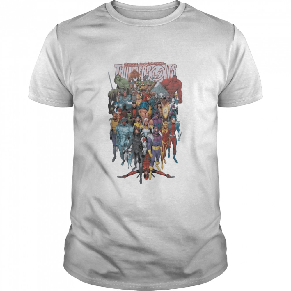 Thunder Bolts Marvel Movie Art Shirt