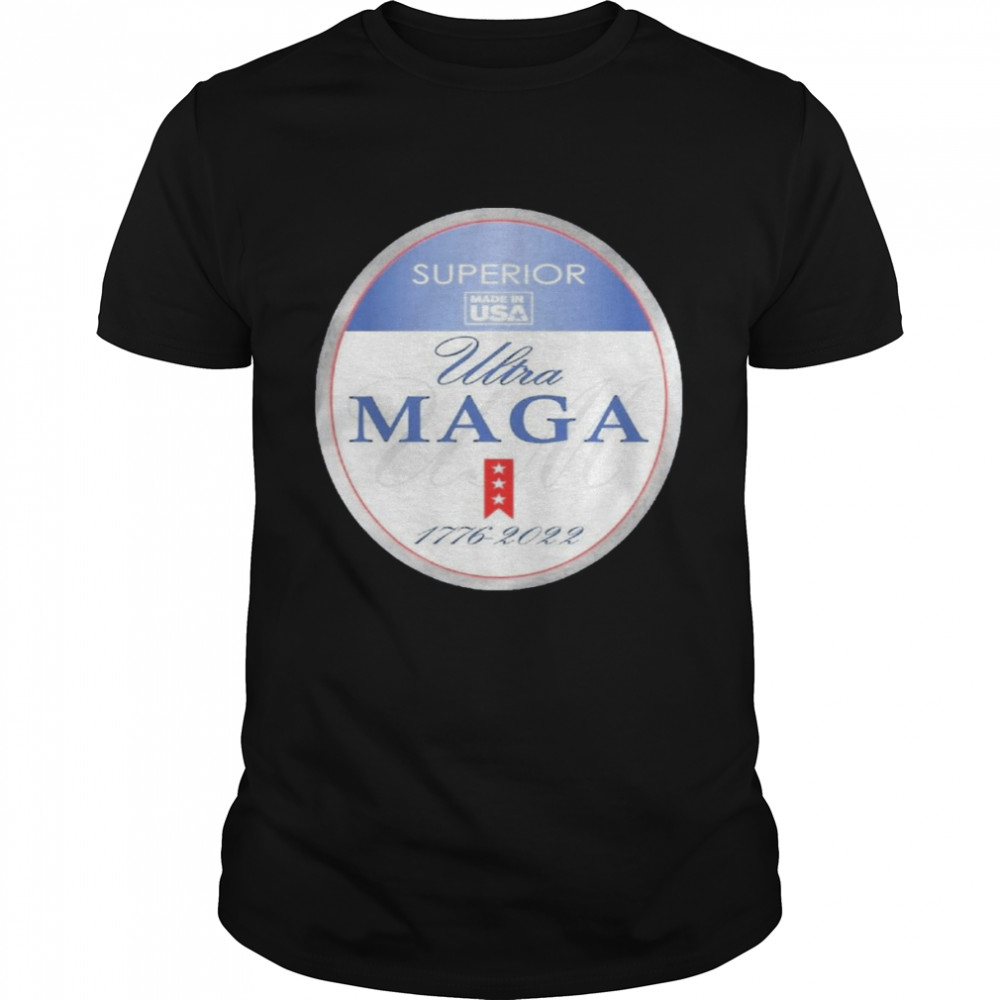 Ultra MAGA Superior 1776 2022 Parody Trump 2024 Anti Biden T-Shirt