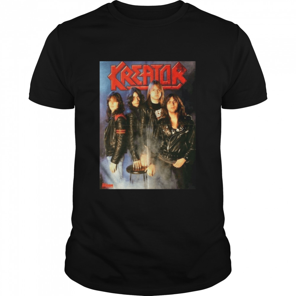 All Members Kreator Retro Rock Band shirt