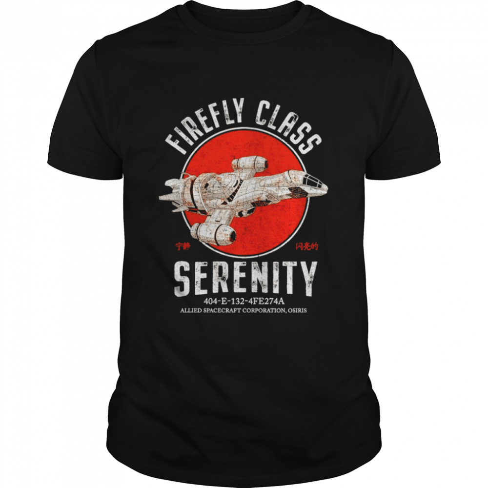 Firefly class serenity shirt