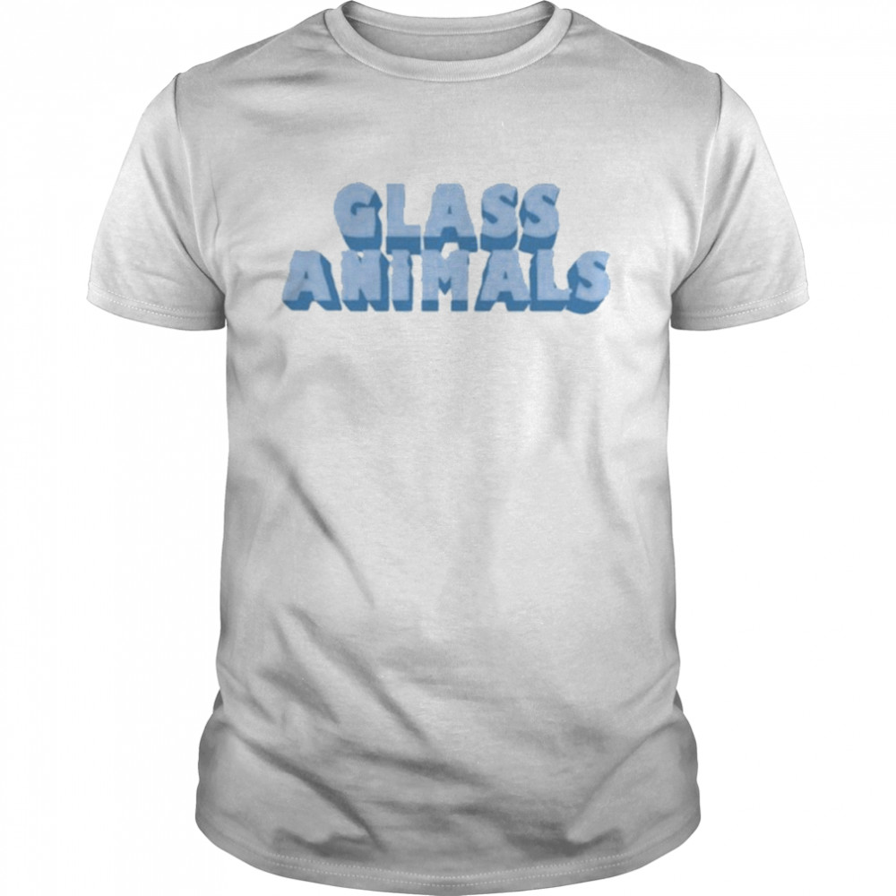 Glass Animals White Wavey Logo Shirt