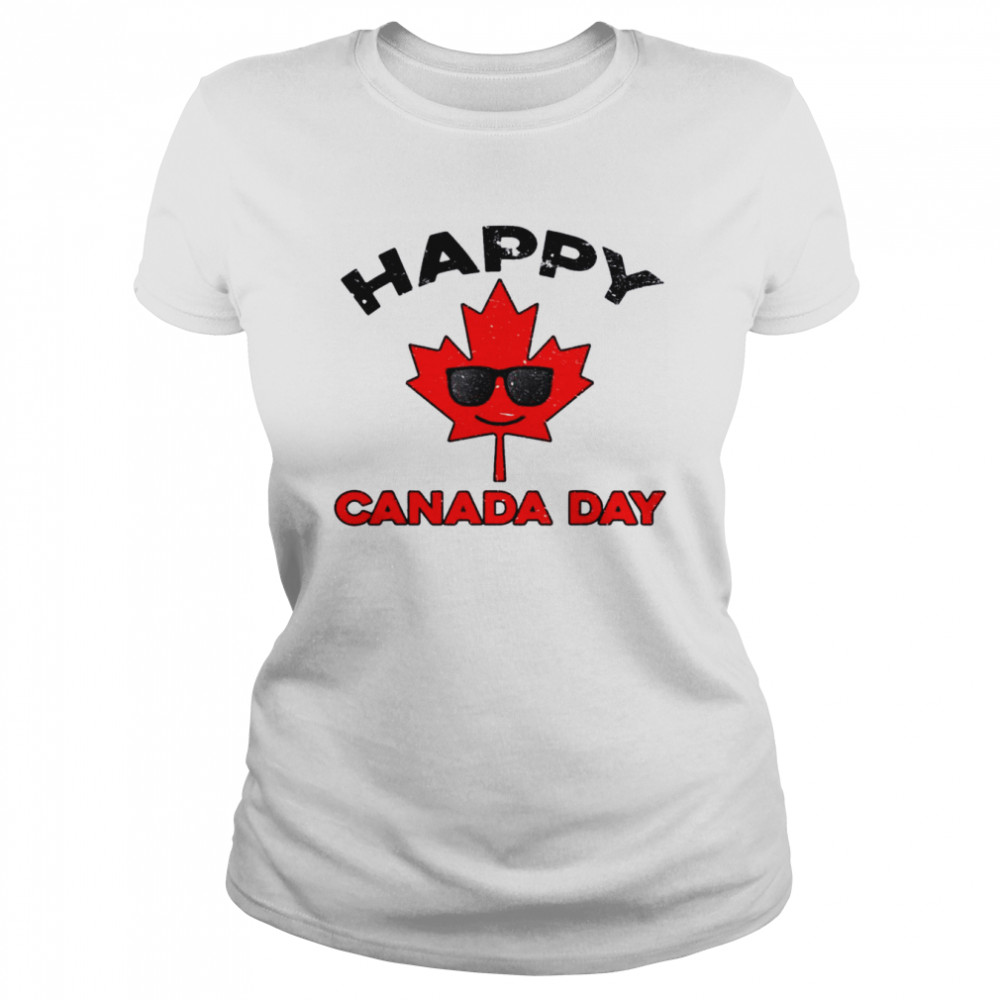 Happy Canada Day Maple Leaf Canada Day  Classic Women's T-shirt