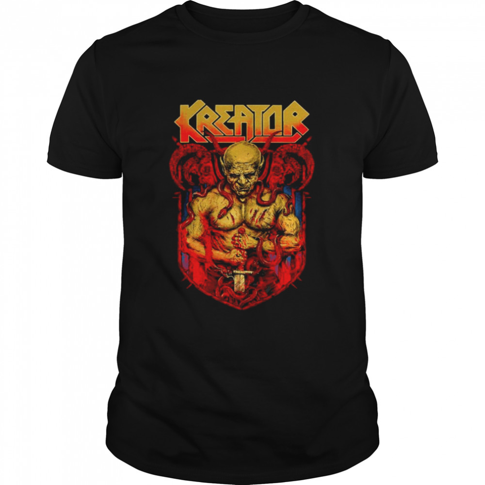 Kreator Retro Rock Band shirt