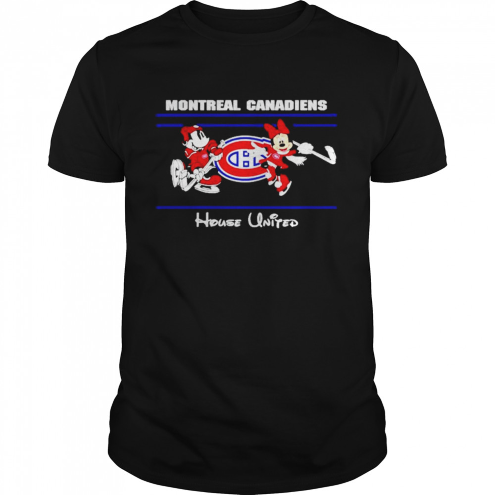 Montreal Canadiens Mickey Mouse And Minnie Mouse House United shirt