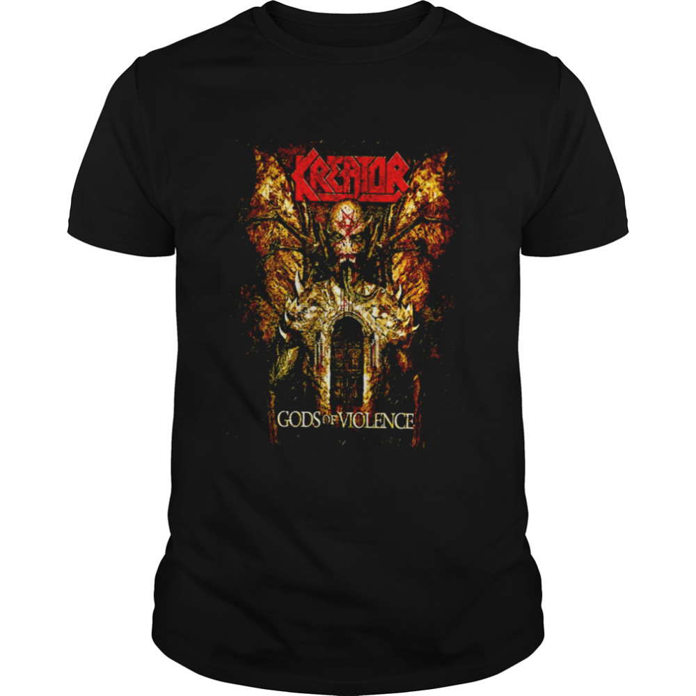 Must Have Design Kreator Retro Rock Band shirt