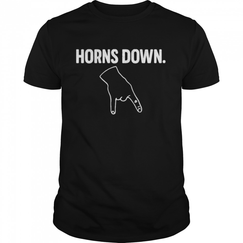 Oklahoma OU Horns Down Shirt