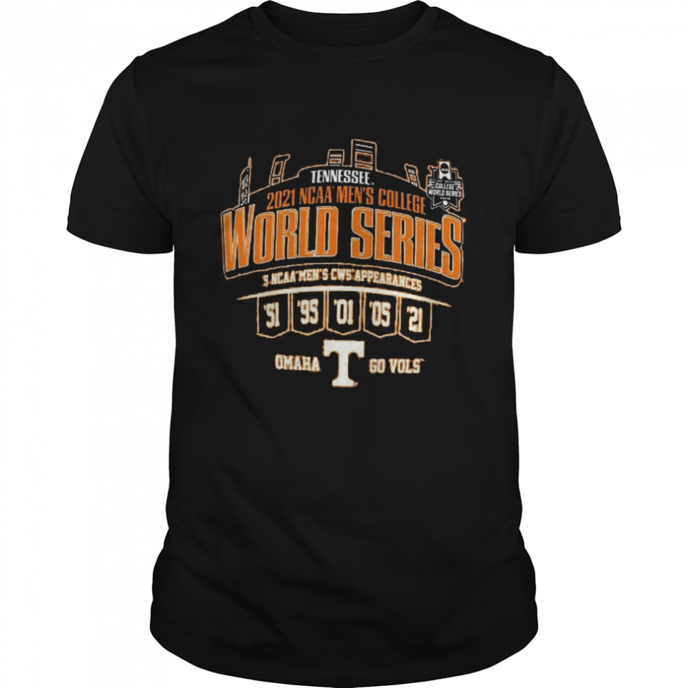Tennessee 2022 Men’s College World Series 6 CWS Appearances Shirt