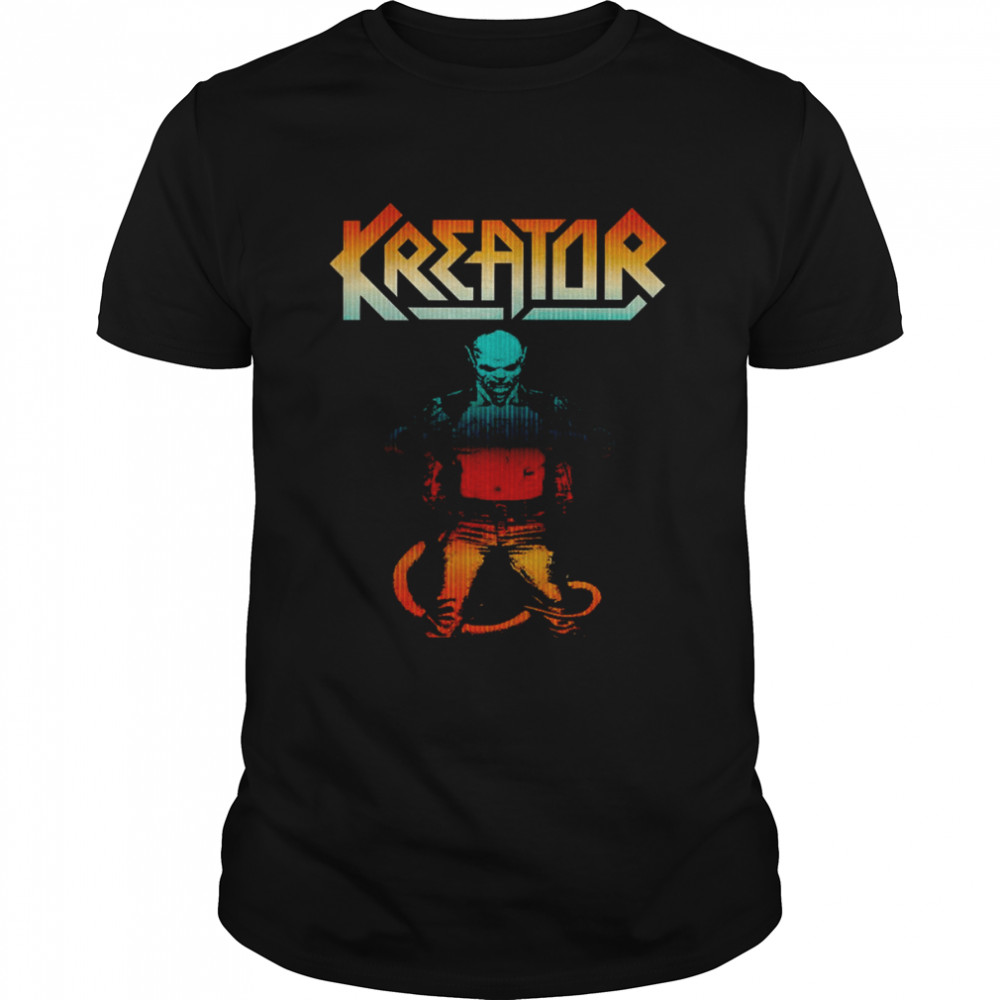 Things Kreator Retro Rock Band shirt