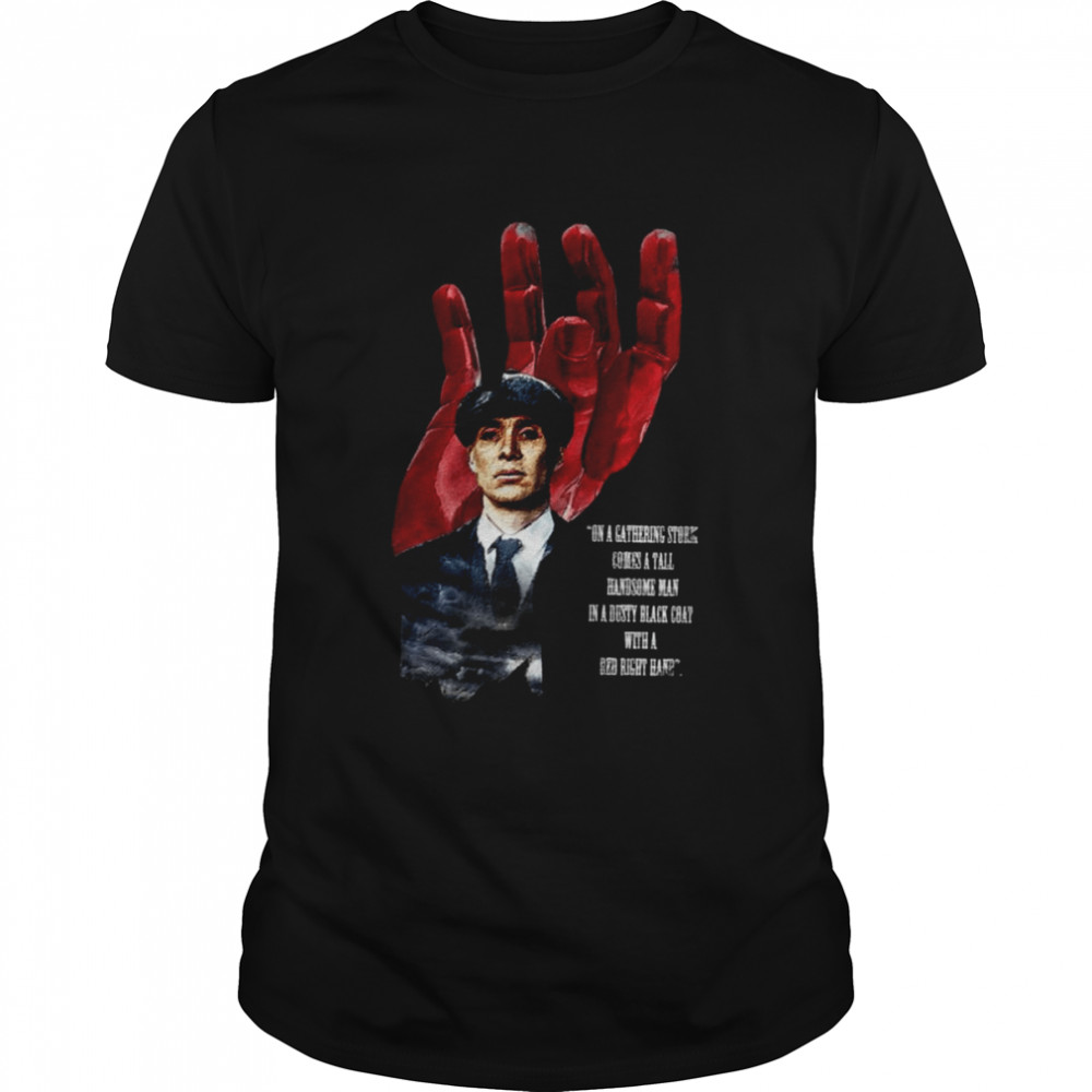 Tommy Shelby Red Right Hand Peaky Blinders shirt