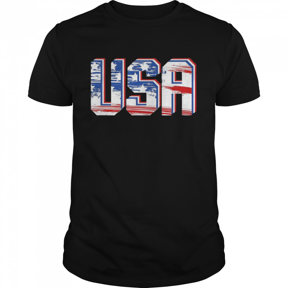 USA US Flag Patriotic 4th Of July America Shirt