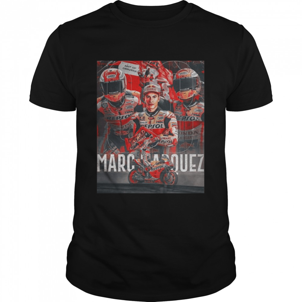 Art Marc Marquez Motor Racing shirt