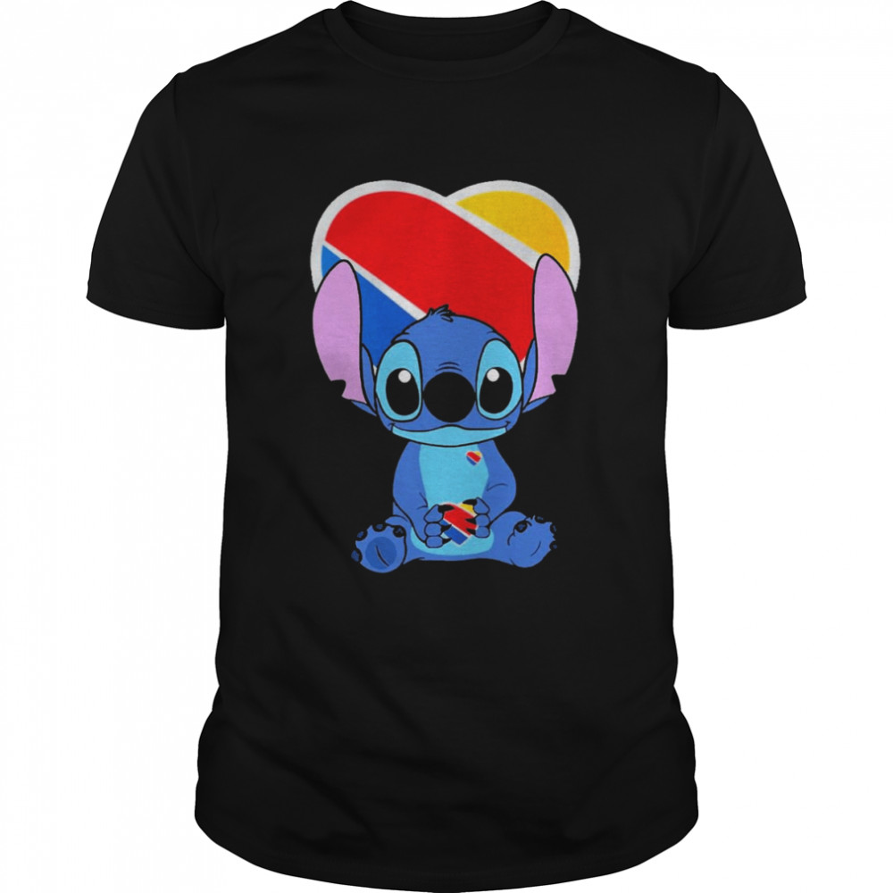 Baby Stitch Hug Southwest Airlines Shirt