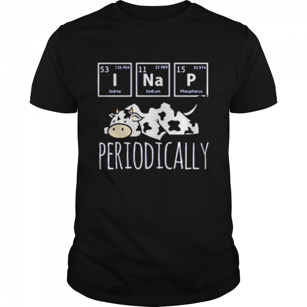 I Nap Periodically Cow T-Shirt