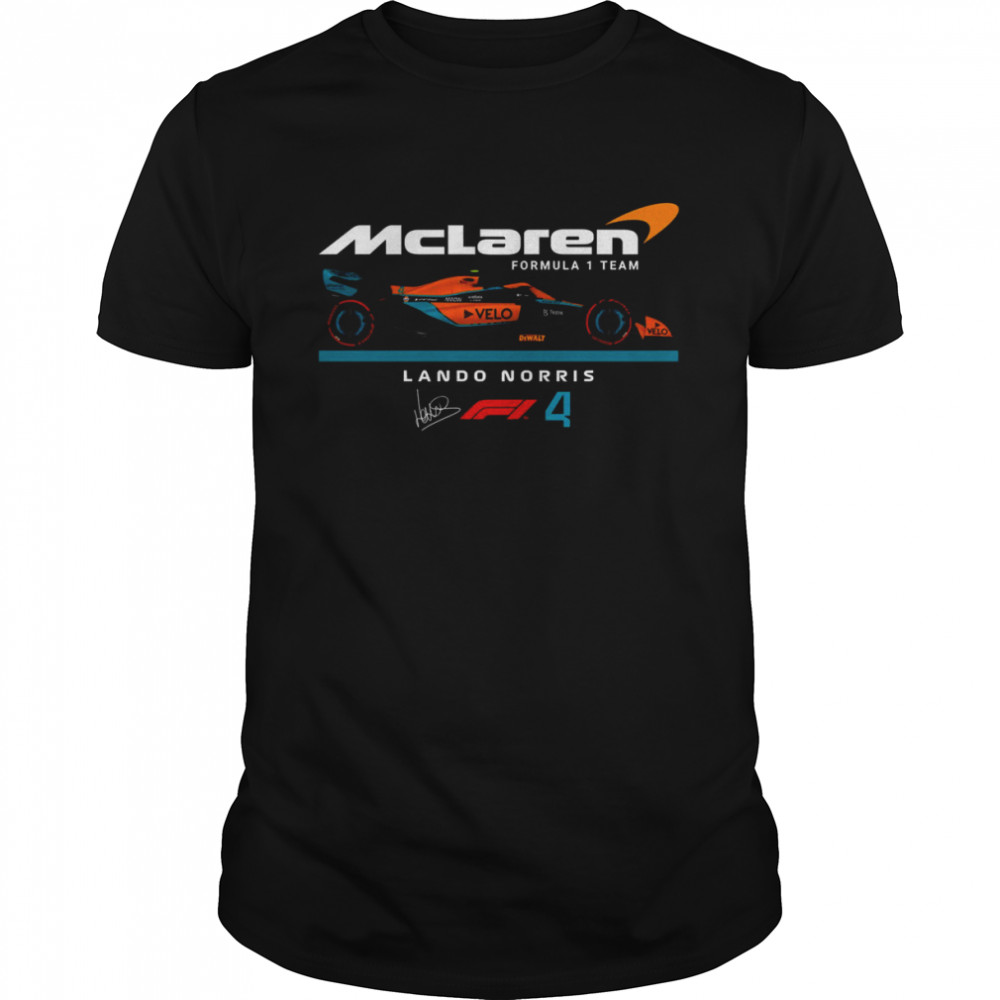 Mclaren F1 Team 2022 Lando Norris 4 F1 shirt