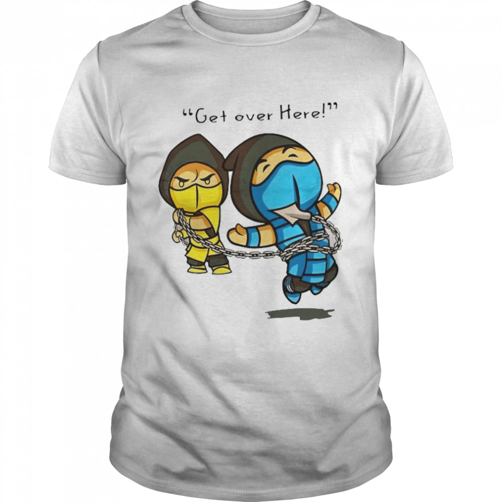 Mortal Kombat Scorpion Chibi Get Over Here T-Shirt