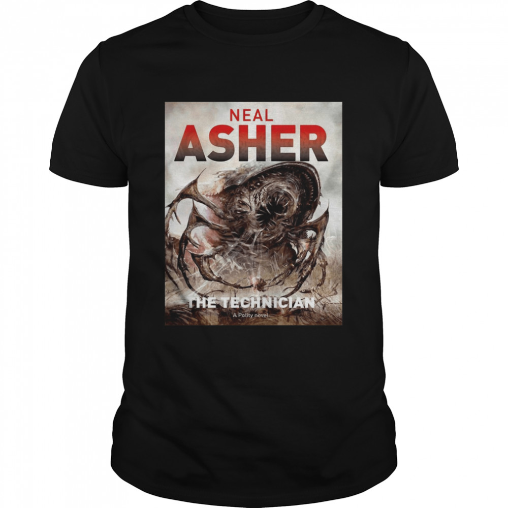 Neal Asher The Technician shirt