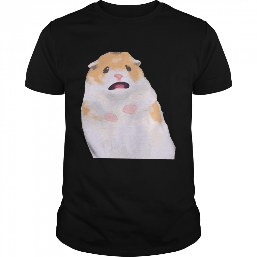 Scared Hamster Iconic Meme shirt