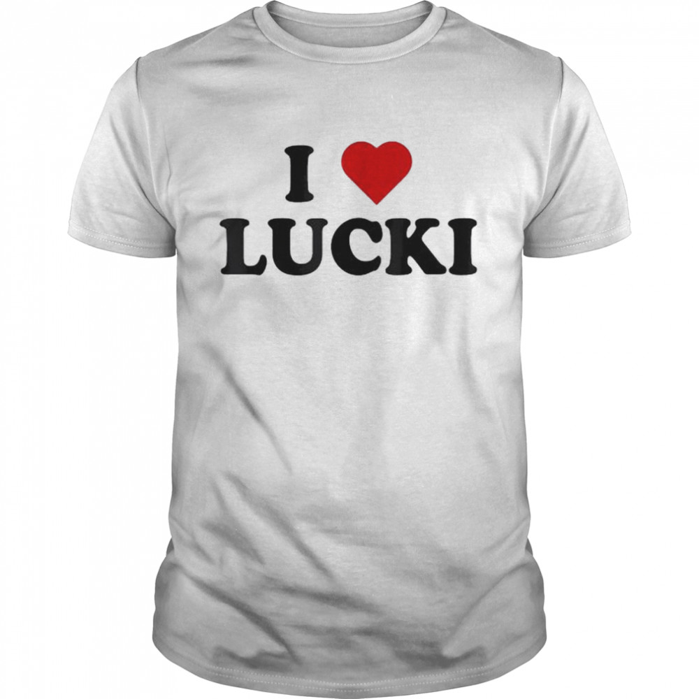 Simone I love lucki I heart lucki shirt