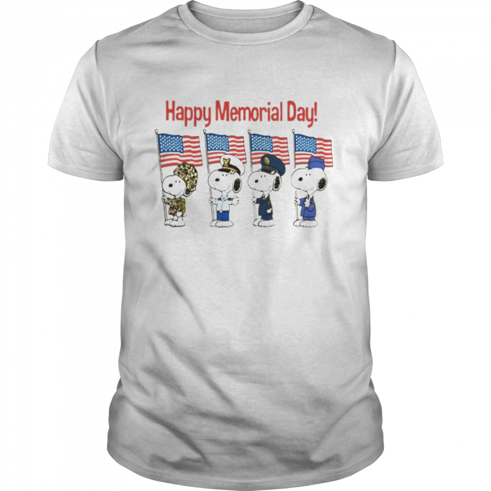 Snoopy happy memorial day shirt