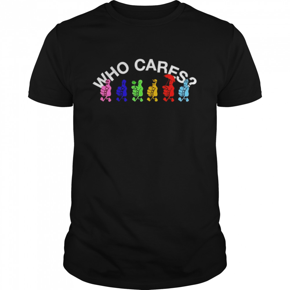 Who Cares Multicolor Hand shirt