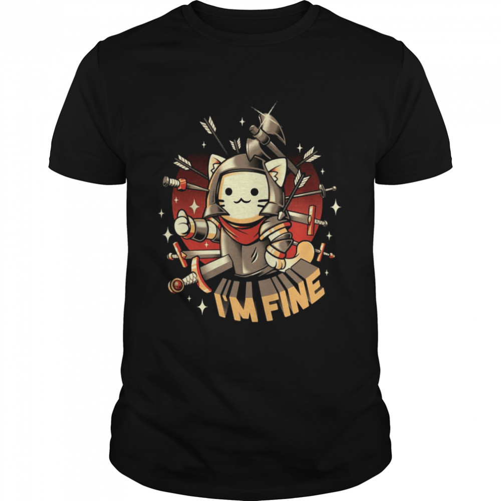 I’m Fine Cute Cat shirt